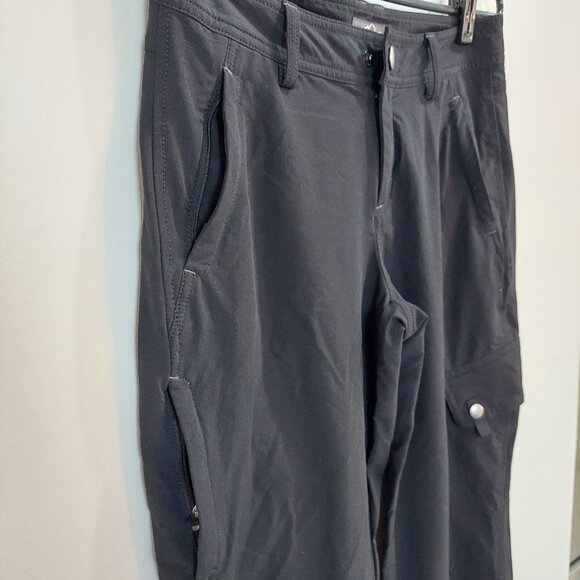Eddie Bauer Women’s Black Trekking Cargo Pants Size 4 - Picture 3 of 10
